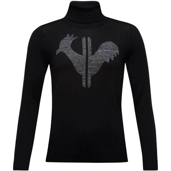 NEW Rossignol Made in Italy turtleneck Sweater 100% Merino Wool !!! white 6S3 - Picture 9 of 14